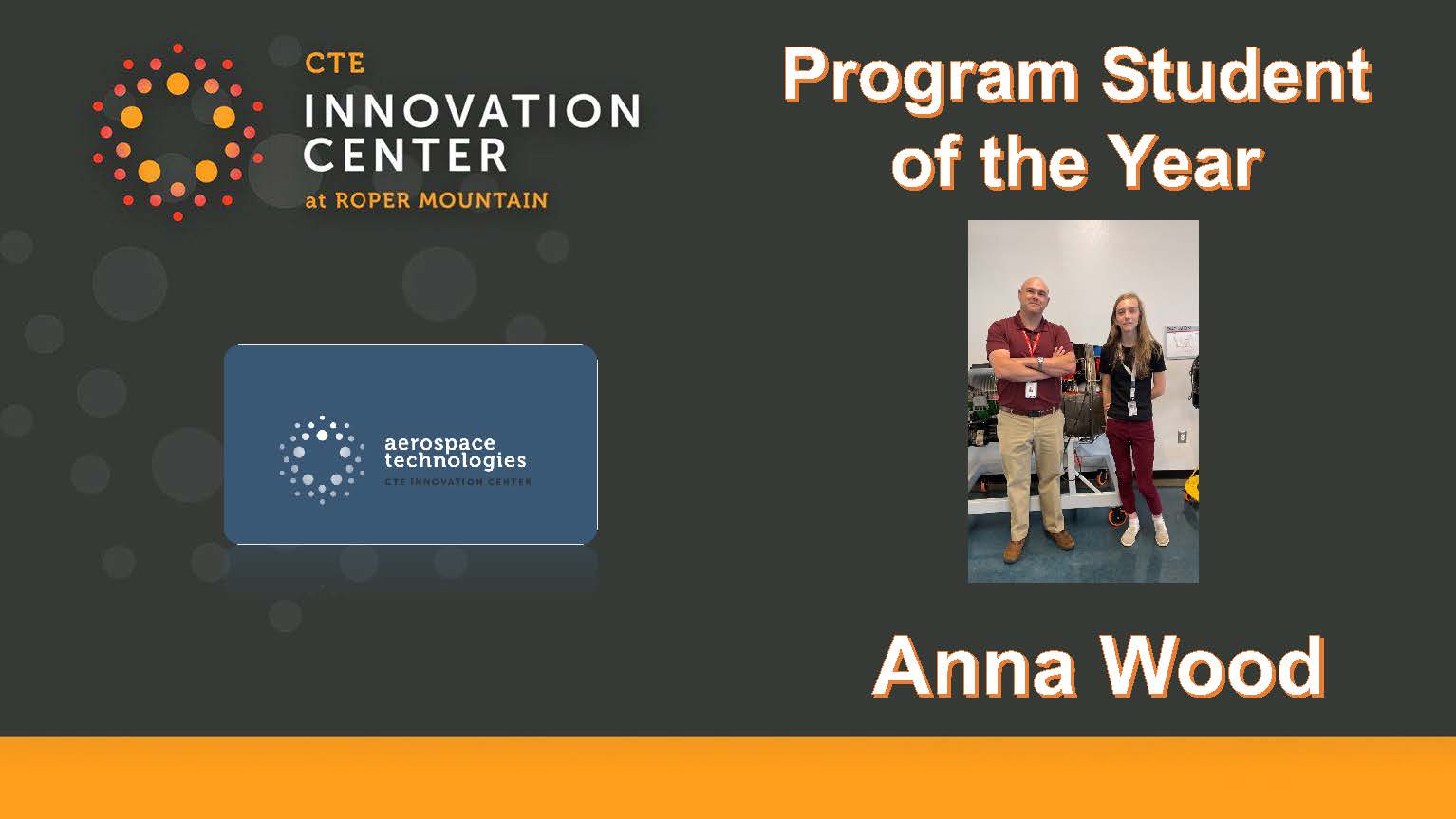 Program Student of the Year Aerospace Anna Wood
